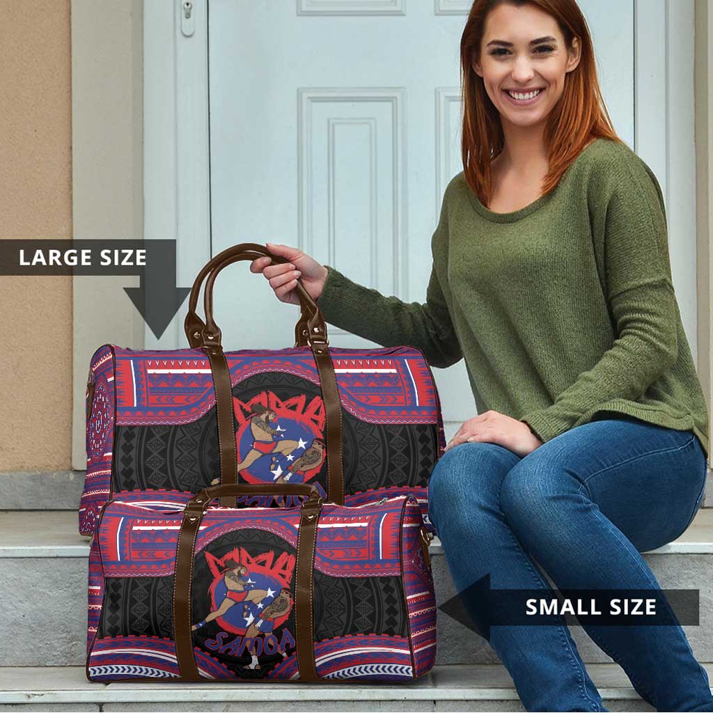 Samoa Mixed Martial Arts Travel Bag Flying Knee Of Samoan - Polynesian Pride