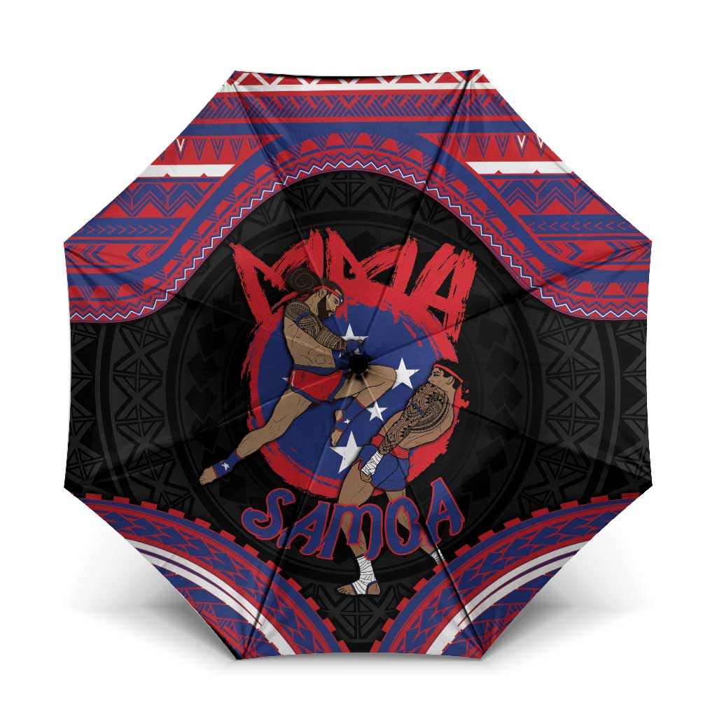 Samoa Mixed Martial Arts Umbrella Flying Knee Of Samoan - Polynesian Pride