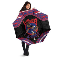 Samoa Mixed Martial Arts Umbrella Flying Knee Of Samoan - Polynesian Pride