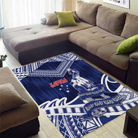 Samoa Rugby Area Rug Pacific Warrior Glory - Polynesian Pride