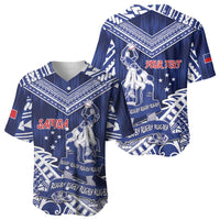 Personalised Samoa Rugby Baseball Jersey Pacific Warrior Glory - Polynesian Pride