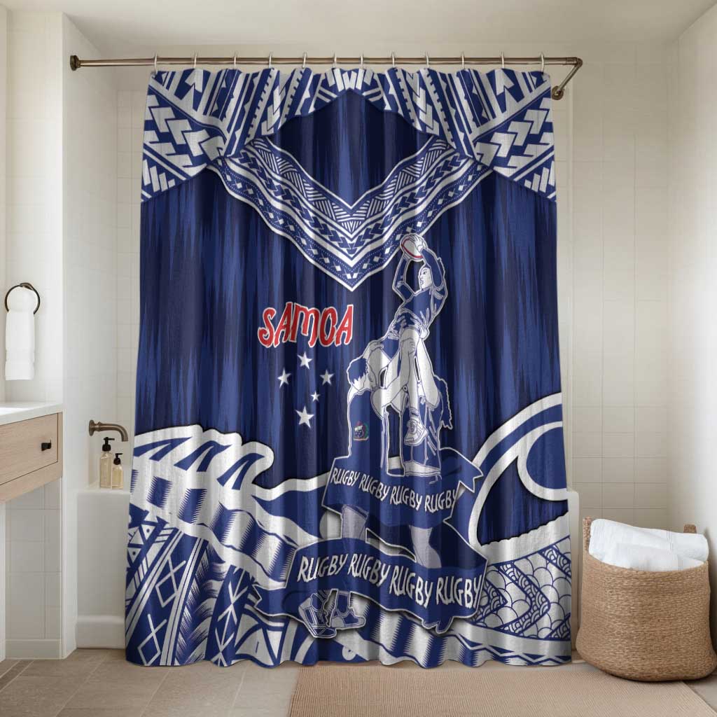 Samoa Rugby Bathroom Set Pacific Warrior Glory - Polynesian Pride
