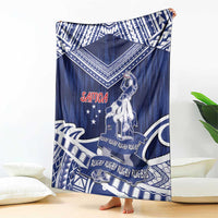 Samoa Rugby Blanket Pacific Warrior Glory - Polynesian Pride