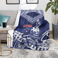 Samoa Rugby Blanket Pacific Warrior Glory - Polynesian Pride