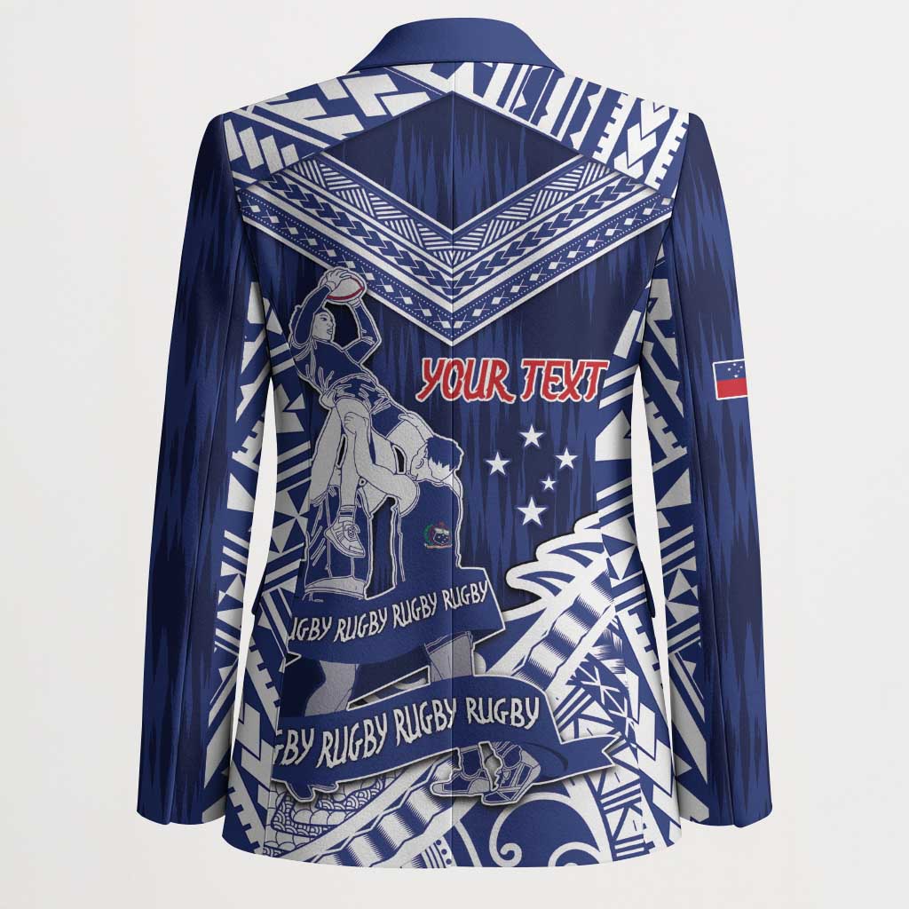 Personalised Samoa Rugby Blazer Pacific Warrior Glory - Polynesian Pride
