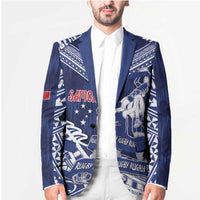 Personalised Samoa Rugby Blazer Pacific Warrior Glory - Polynesian Pride