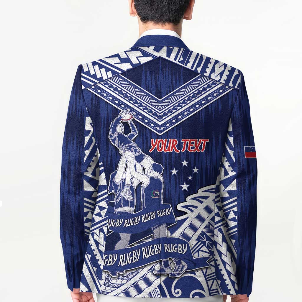 Personalised Samoa Rugby Blazer Pacific Warrior Glory - Polynesian Pride