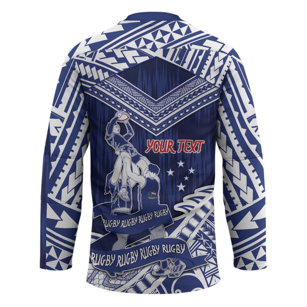 Personalised Samoa Rugby Hockey Jersey Pacific Warrior Glory - Polynesian Pride