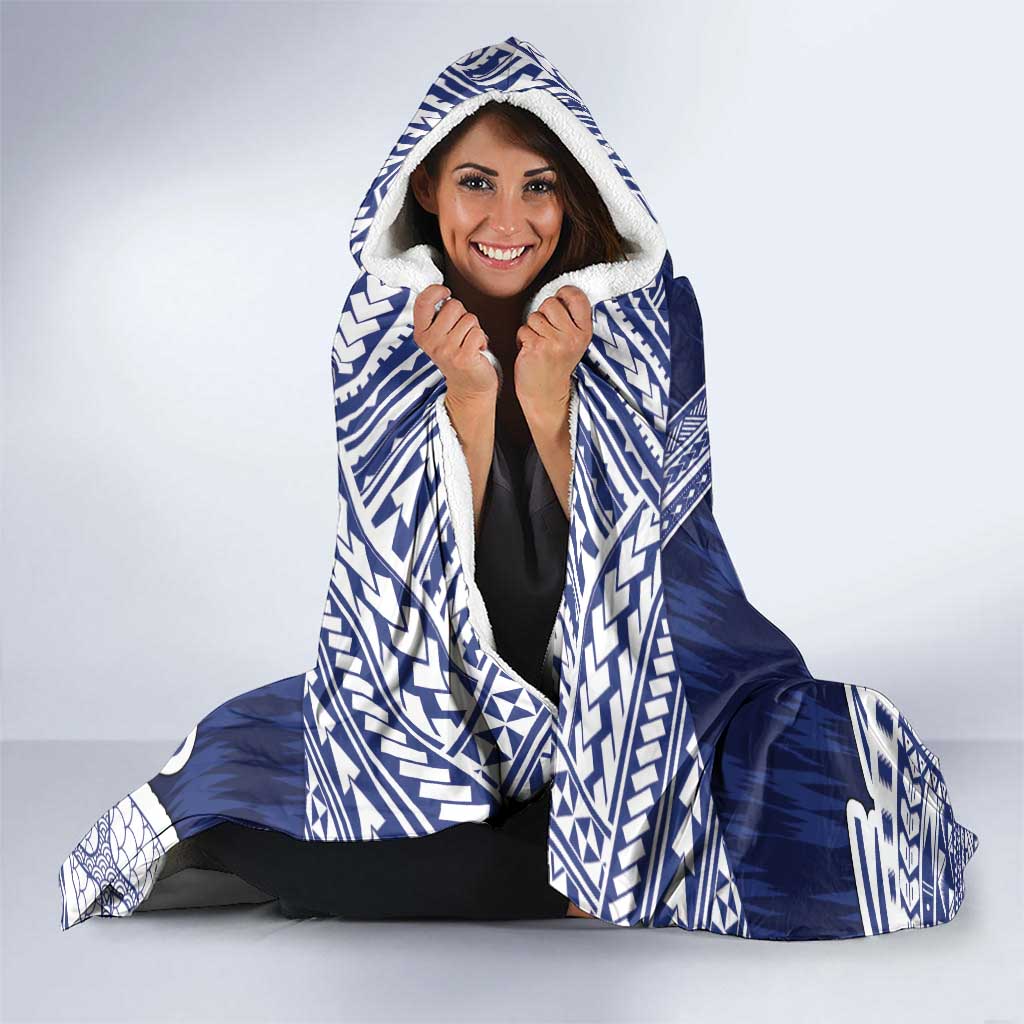 Samoa Rugby Hooded Blanket Pacific Warrior Glory - Polynesian Pride