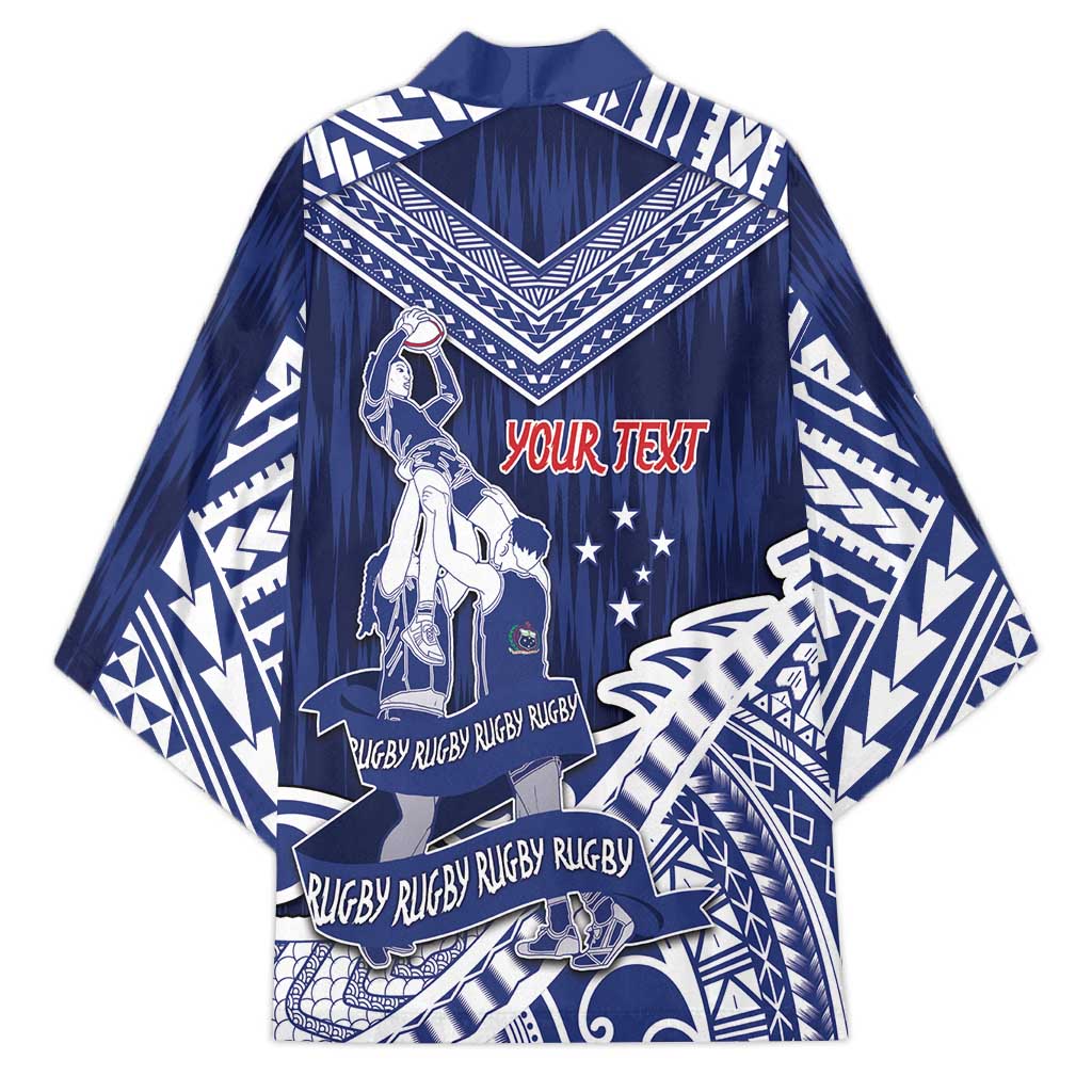 Personalised Samoa Rugby Kimono Pacific Warrior Glory - Polynesian Pride