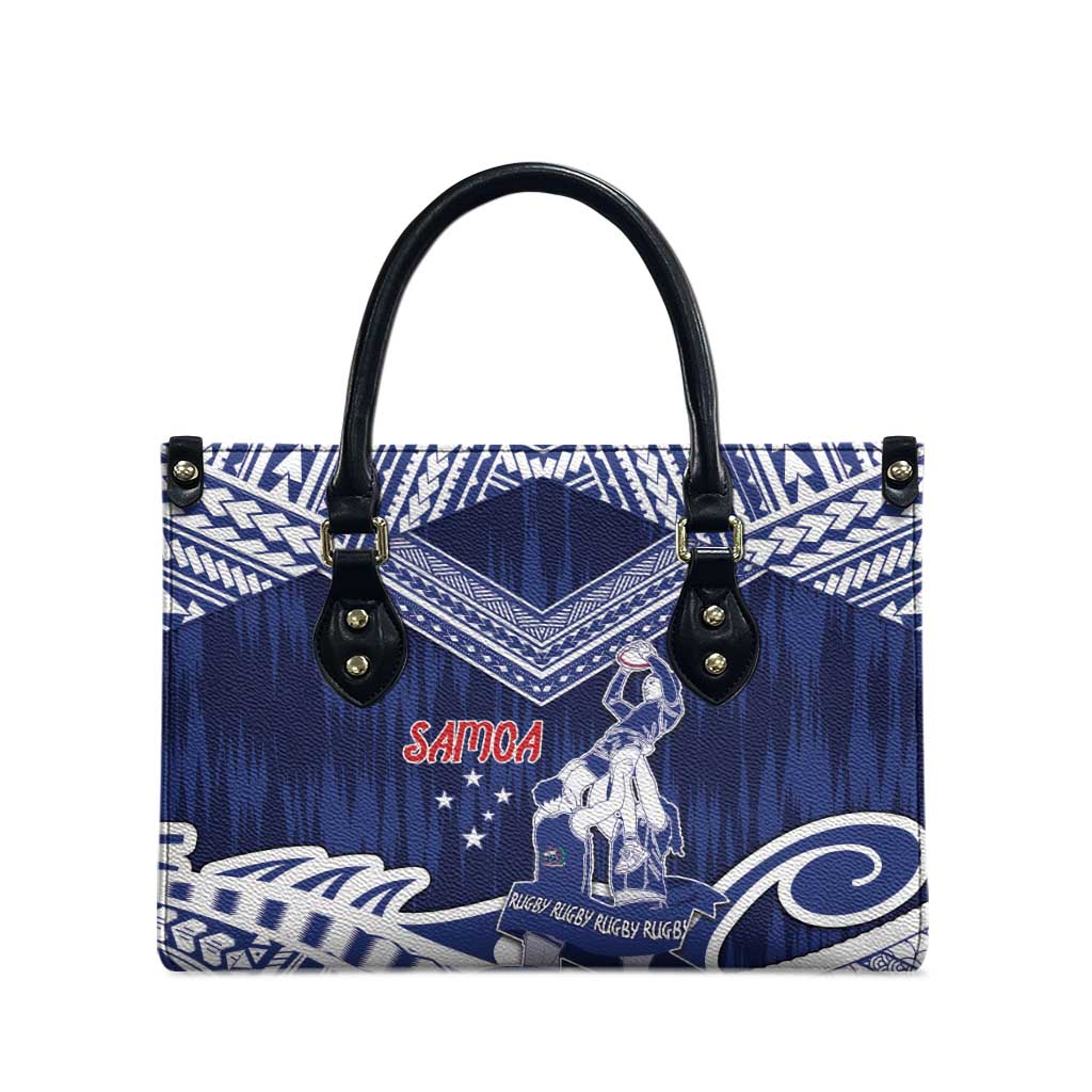 Samoa Rugby Leather Bag Pacific Warrior Glory - Polynesian Pride