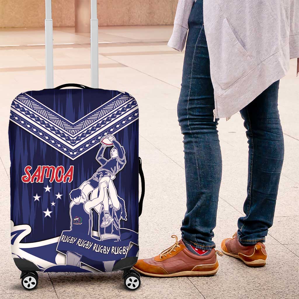 Samoa Rugby Luggage Cover Pacific Warrior Glory - Polynesian Pride