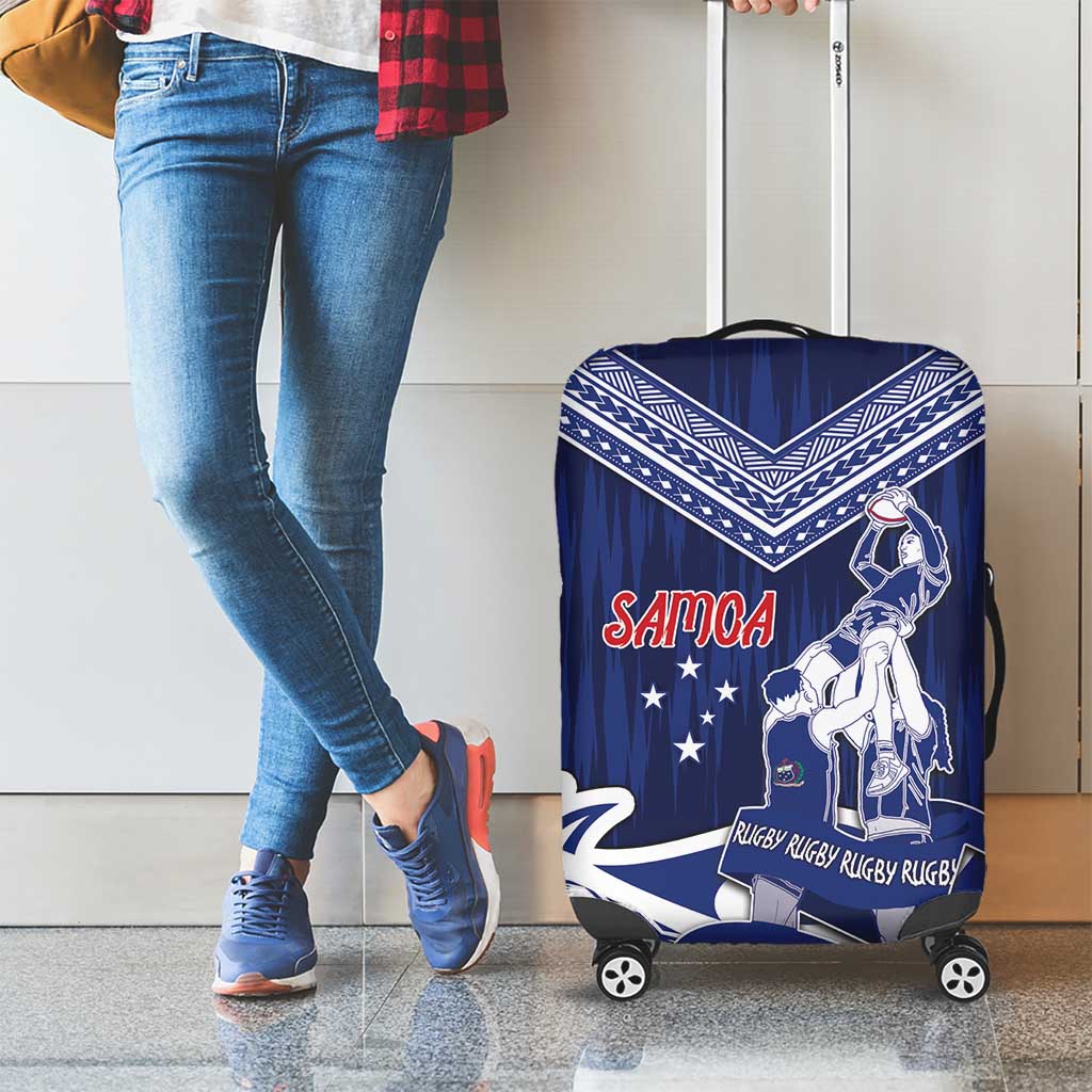 Samoa Rugby Luggage Cover Pacific Warrior Glory - Polynesian Pride