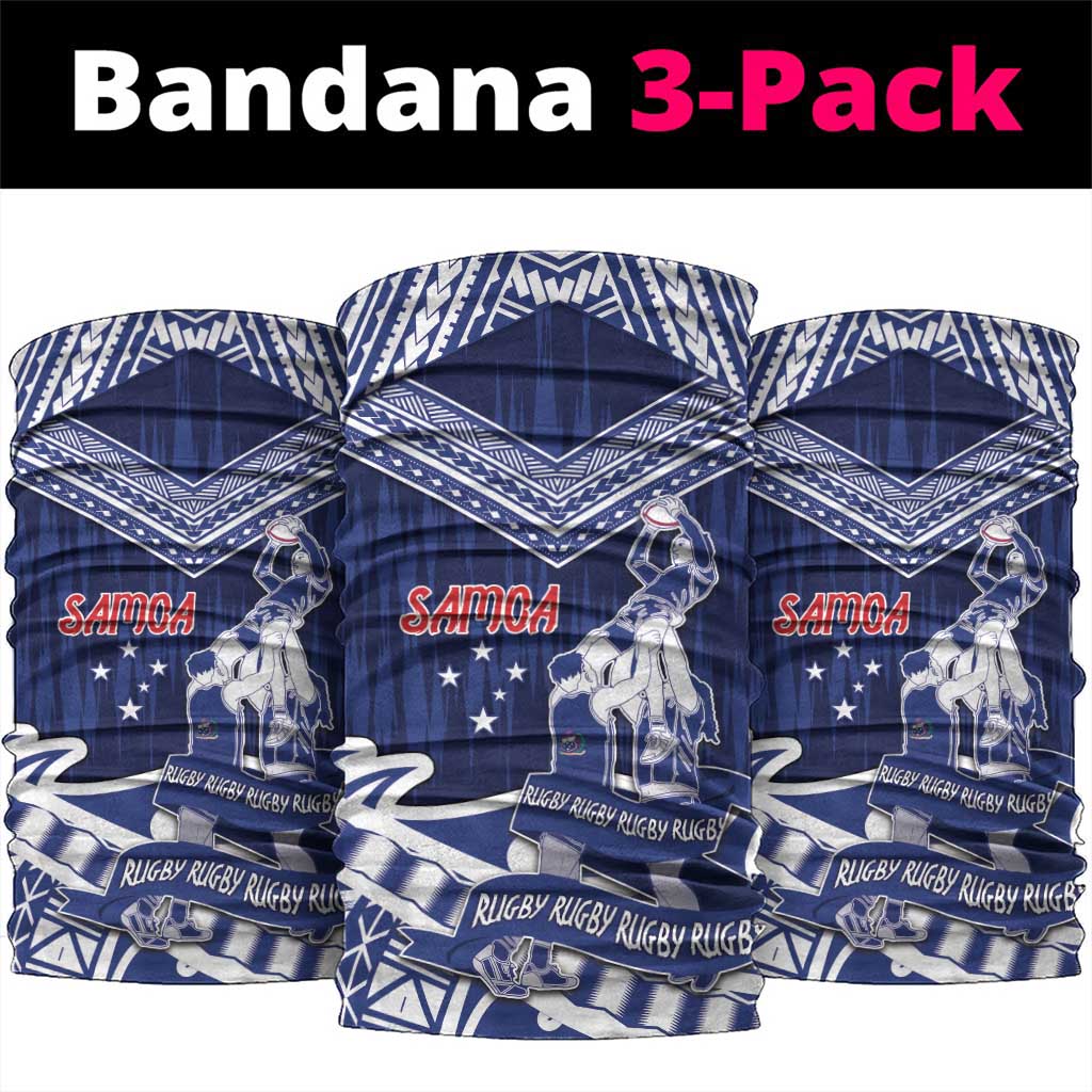 Samoa Rugby Neck Gaiter Pacific Warrior Glory - Polynesian Pride