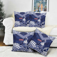 Samoa Rugby Pillow Cover Pacific Warrior Glory - Polynesian Pride