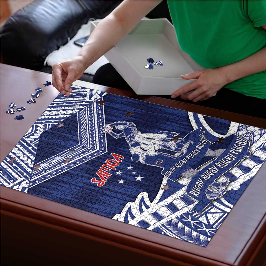 Samoa Rugby Puzzle Pacific Warrior Glory - Polynesian Pride
