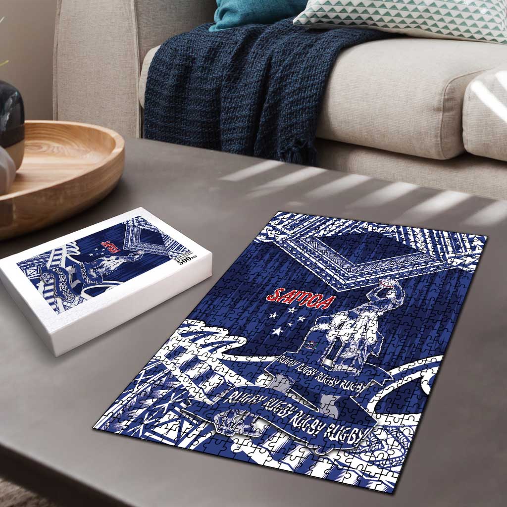 Samoa Rugby Puzzle Pacific Warrior Glory - Polynesian Pride