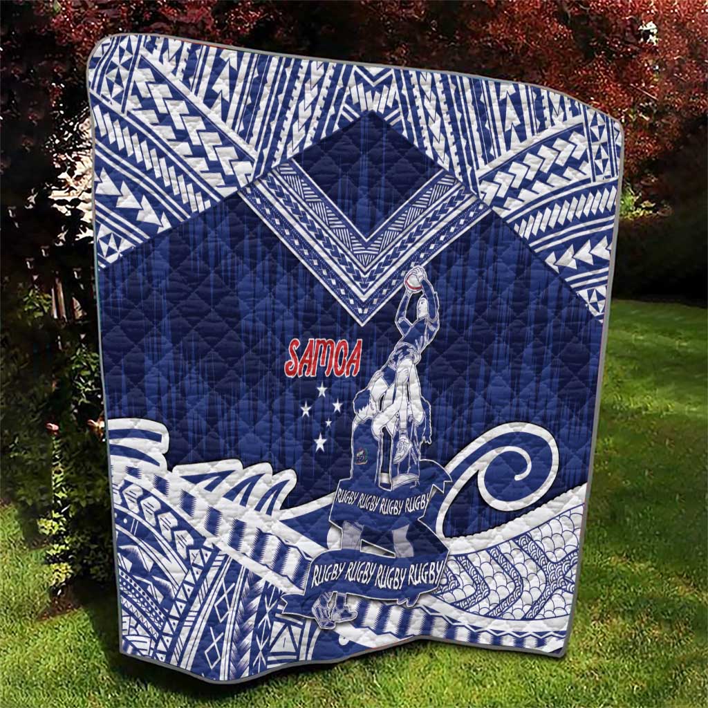 Samoa Rugby Quilt Pacific Warrior Glory - Polynesian Pride