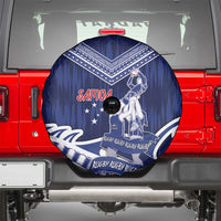 Samoa Rugby Spare Tire Cover Pacific Warrior Glory - Polynesian Pride
