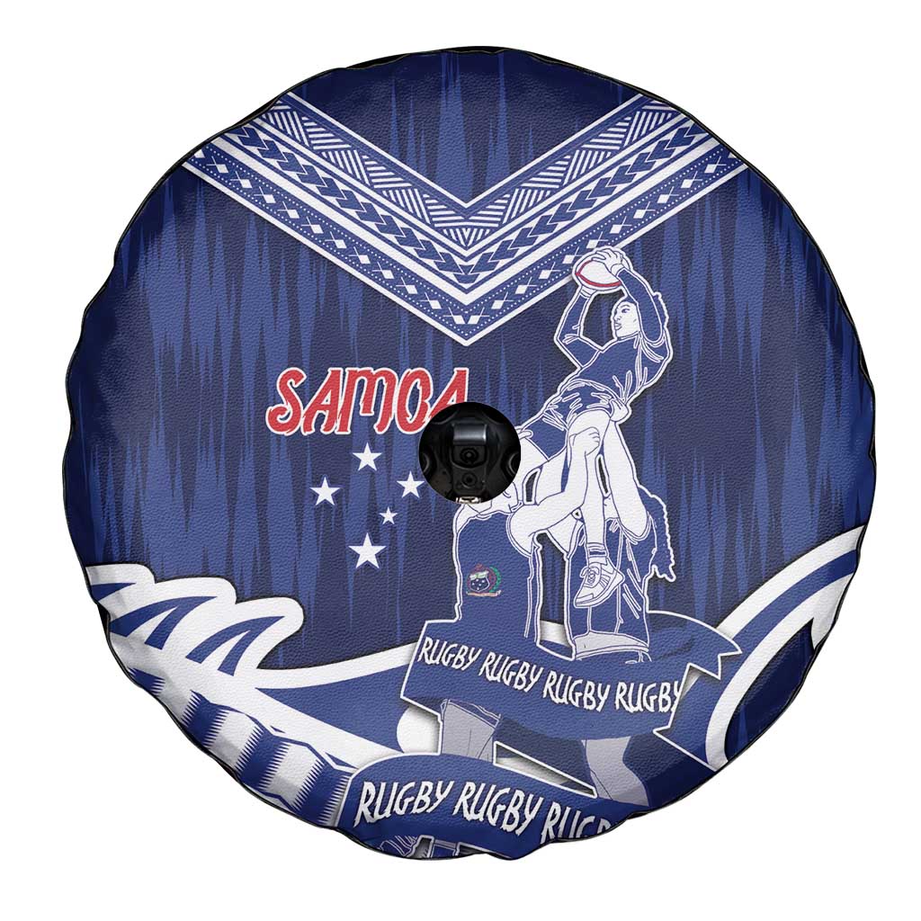 Samoa Rugby Spare Tire Cover Pacific Warrior Glory - Polynesian Pride