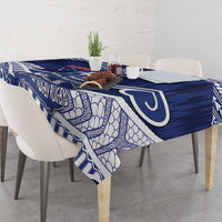 Samoa Rugby Tablecloth Pacific Warrior Glory - Polynesian Pride