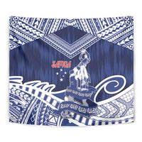 Samoa Rugby Tapestry Pacific Warrior Glory - Polynesian Pride