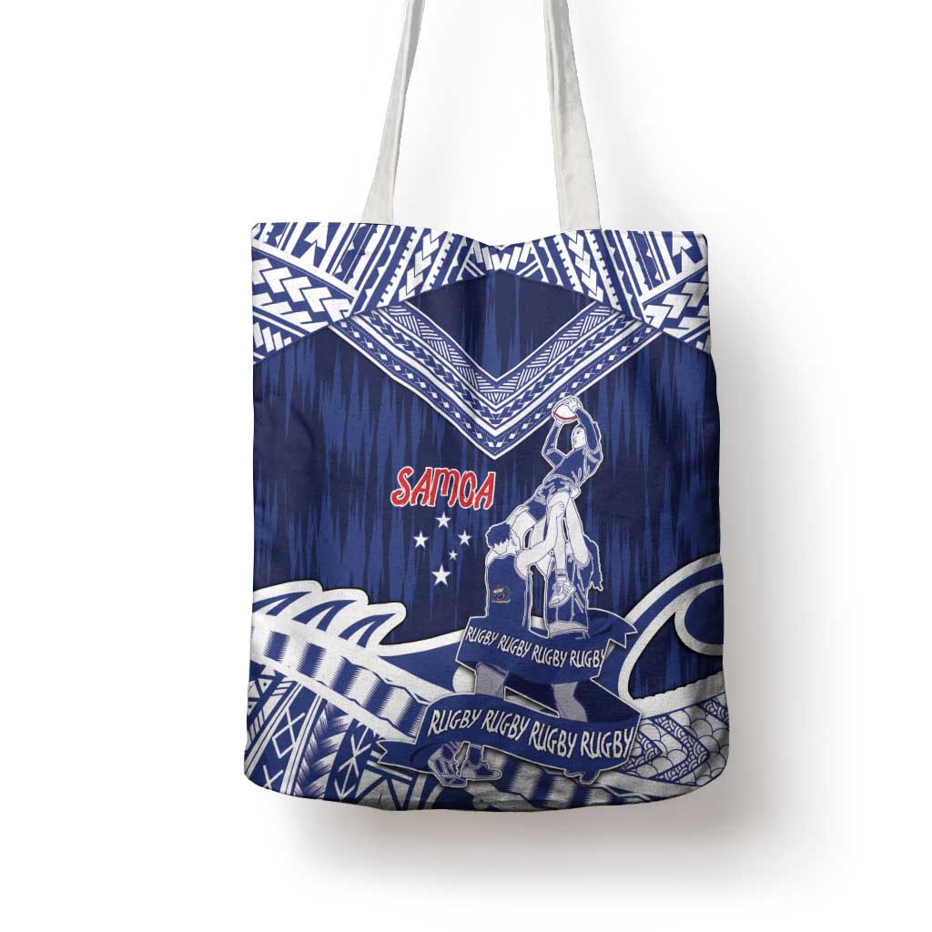 Samoa Rugby Tote Bag Pacific Warrior Glory - Polynesian Pride