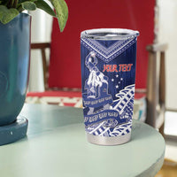 Personalised Samoa Rugby Tumbler Cup Pacific Warrior Glory - Polynesian Pride