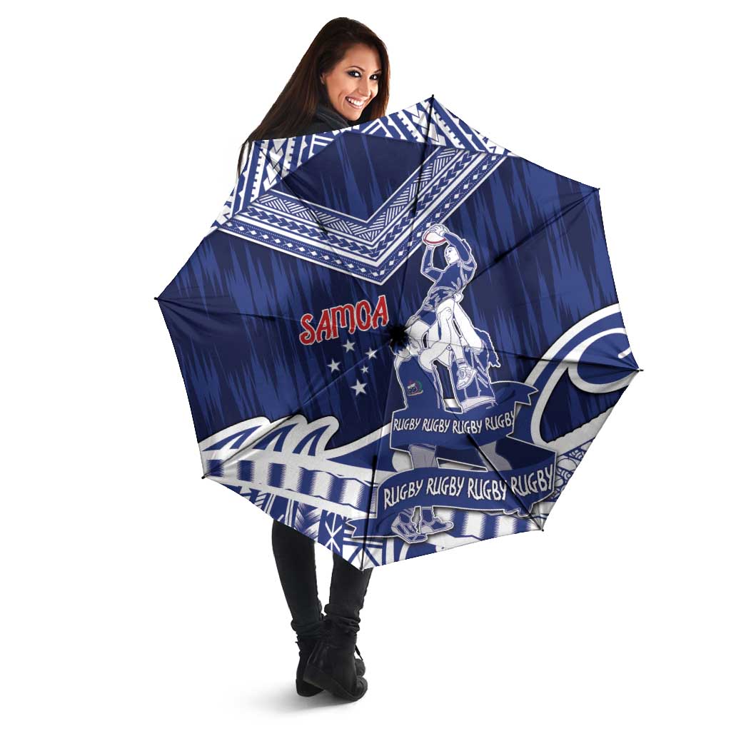 Samoa Rugby Umbrella Pacific Warrior Glory - Polynesian Pride