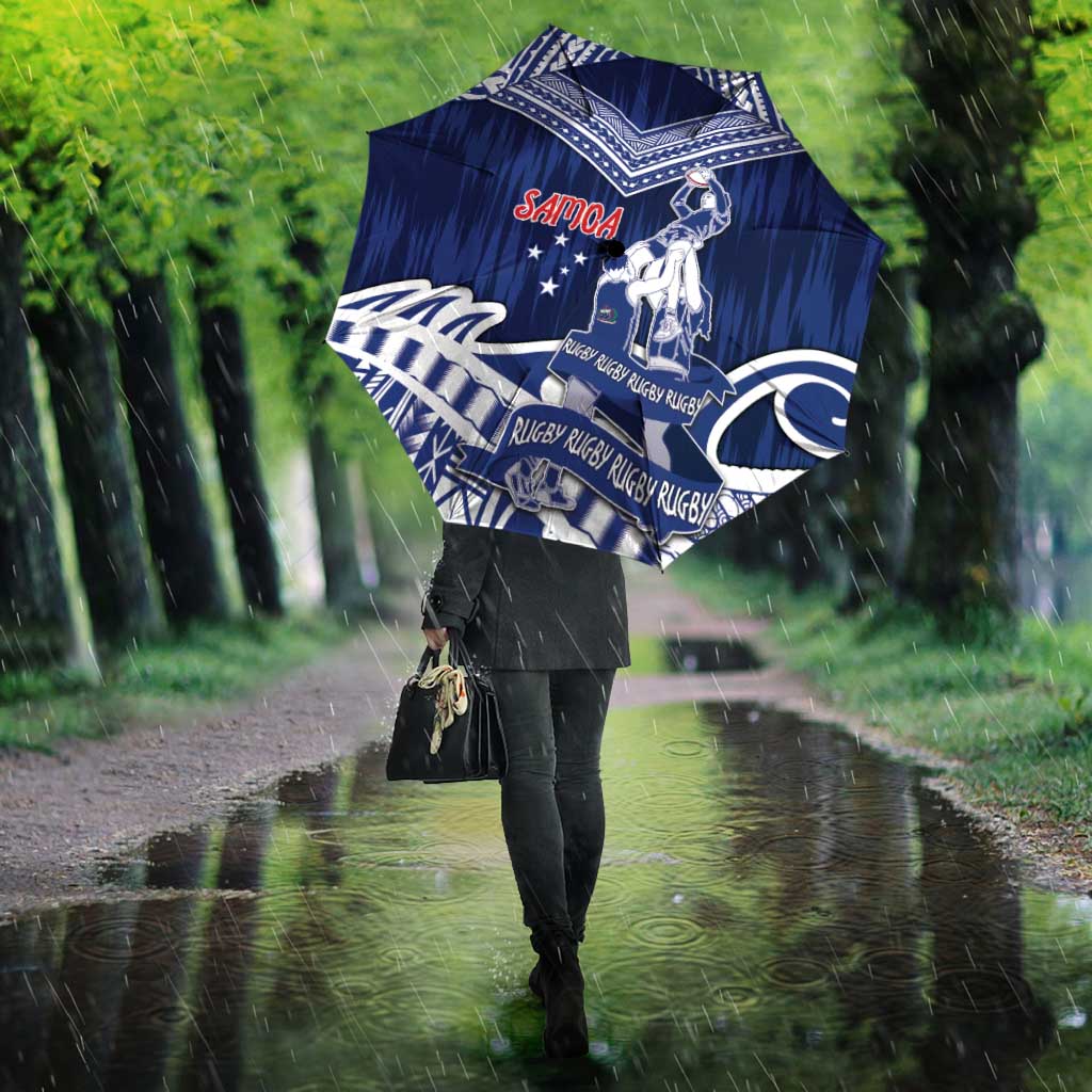 Samoa Rugby Umbrella Pacific Warrior Glory - Polynesian Pride