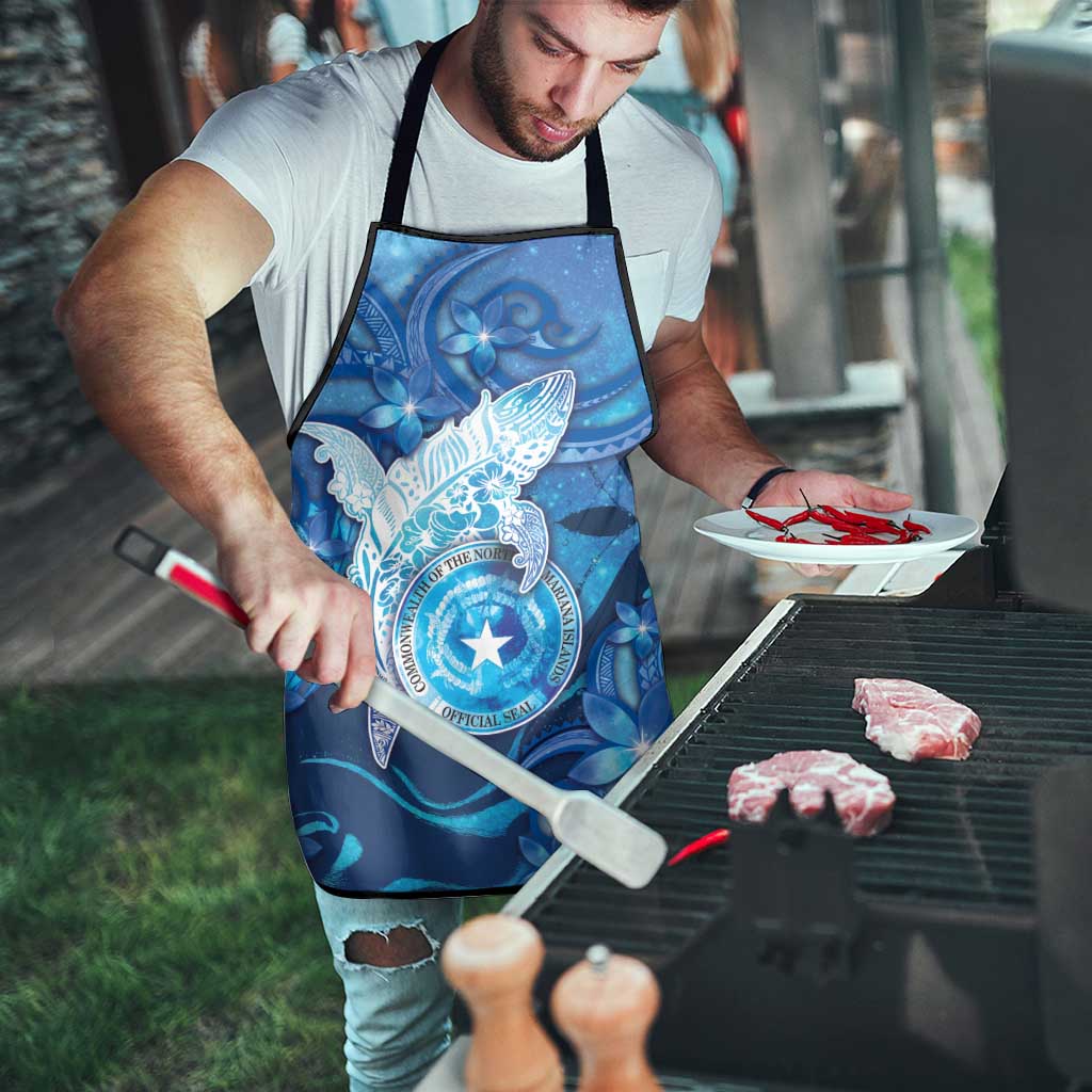 Northern Mariana Islands Apron Galaxy Polynesian Shark Tattoo - Polynesian Pride