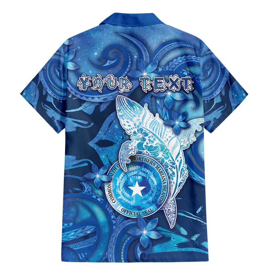 Personalised Northern Mariana Islands Family Matching Mermaid Dress and Hawaiian Shirt Galaxy Polynesian Shark Tattoo - Polynesian Pride