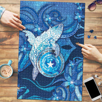 Northern Mariana Islands Puzzle Galaxy Polynesian Shark Tattoo - Polynesian Pride