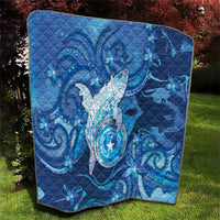 Northern Mariana Islands Quilt Galaxy Polynesian Shark Tattoo - Polynesian Pride
