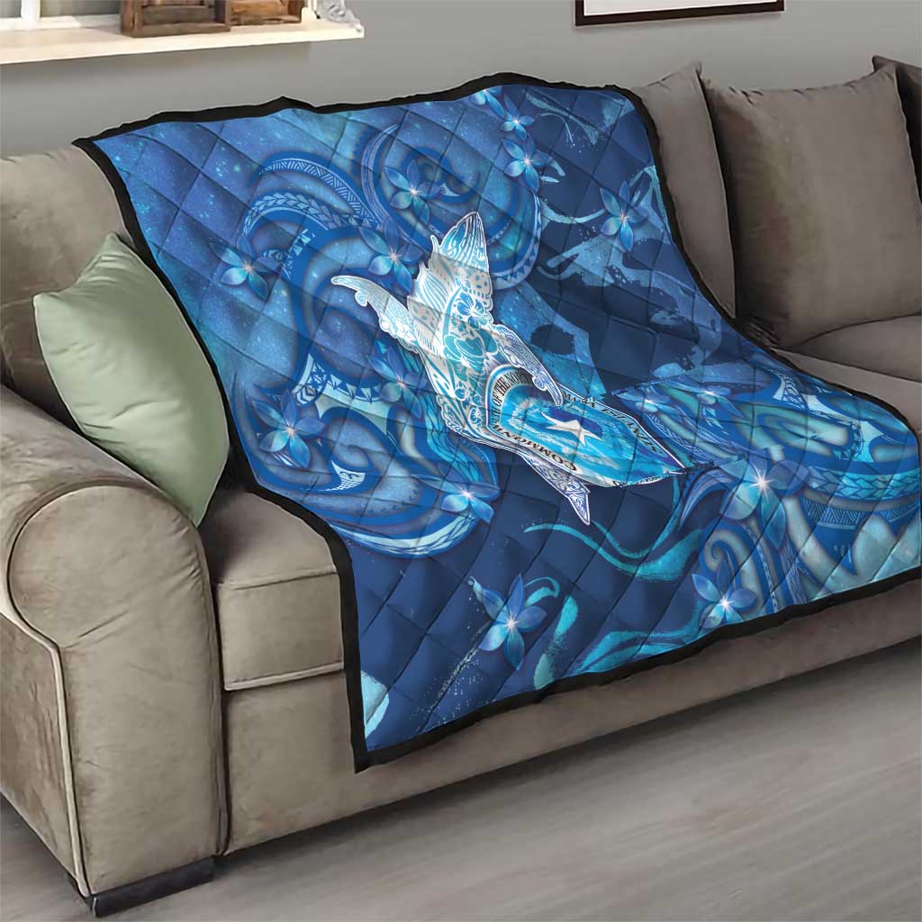 Northern Mariana Islands Quilt Galaxy Polynesian Shark Tattoo - Polynesian Pride