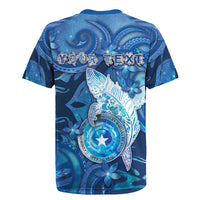 Personalised Northern Mariana Islands Rugby Jersey Galaxy Polynesian Shark Tattoo - Polynesian Pride