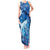 Personalised Northern Mariana Islands Tank Maxi Dress Galaxy Polynesian Shark Tattoo - Polynesian Pride