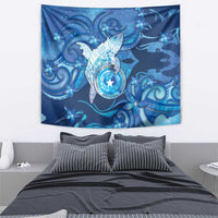 Northern Mariana Islands Tapestry Galaxy Polynesian Shark Tattoo - Polynesian Pride