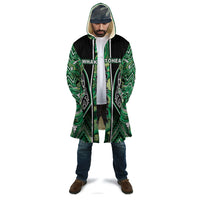 Aotearoa Whakatohea Cloak Maori Tribal Green Abalone Paua Shell Pattern DT05 - Polynesian Pride