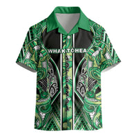 Aotearoa Whakatohea Kid Hawaiian Shirt Maori Tribal Green Abalone Paua Shell Pattern DT05 - Polynesian Pride