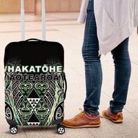 Aotearoa Whakatohea Luggage Cover Maori Tribal Green Abalone Paua Shell Pattern DT05 Green - Polynesian Pride