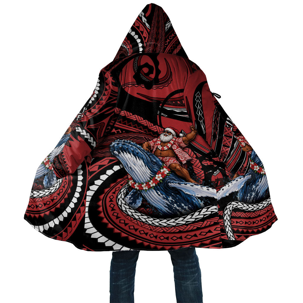Tonga Christmas Cloak Santa Riding Humpback Whale
