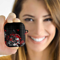 Hawaiian And Japanese AirPods Case Aloha Koi Fish Palaka Patterns DT05 - Polynesian Pride