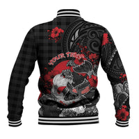 Personalised Hawaiian And Japanese Baseball Jacket Aloha Koi Fish Palaka Patterns DT05 - Polynesian Pride