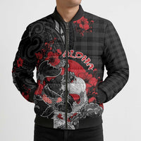 Personalised Hawaiian And Japanese Bomber Puffer Jacket Aloha Koi Fish Palaka Patterns DT05 - Polynesian Pride