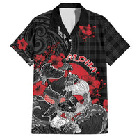 Personalised Hawaiian And Japanese Hawaiian Shirt Aloha Koi Fish Palaka Patterns - Polynesian Pride