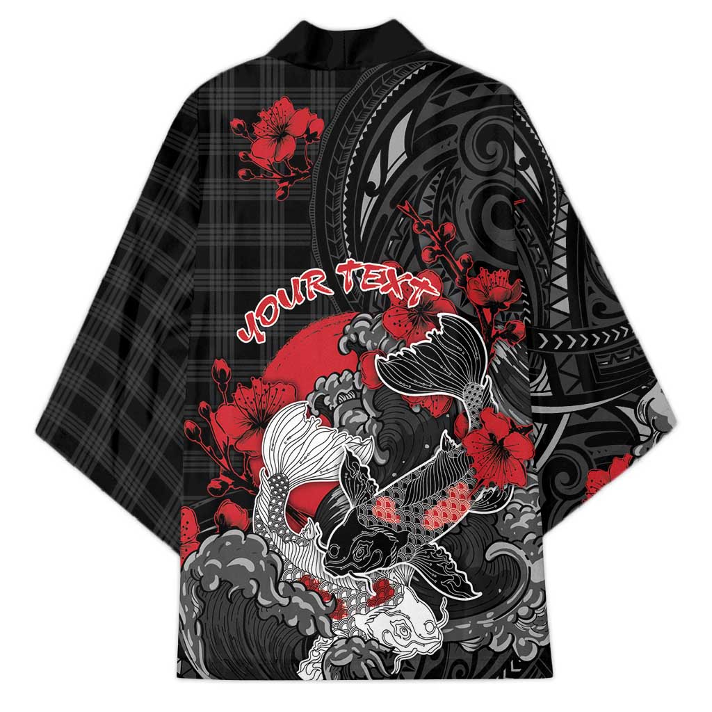 Personalised Hawaiian And Japanese Kimono Aloha Koi Fish Palaka Patterns DT05 - Polynesian Pride