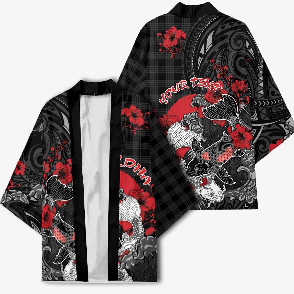 Personalised Hawaiian And Japanese Kimono Aloha Koi Fish Palaka Patterns DT05 - Polynesian Pride
