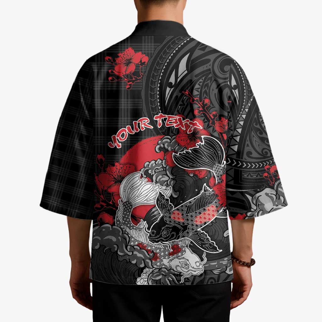 Personalised Hawaiian And Japanese Kimono Aloha Koi Fish Palaka Patterns DT05 - Polynesian Pride