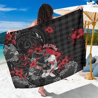 Hawaiian And Japanese Sarong Aloha Koi Fish Palaka Patterns - Polynesian Pride